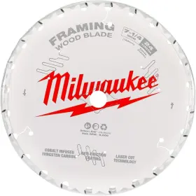 48-41-0720 Milwaukee 7-1/4 Inch 24t Framing Circular White