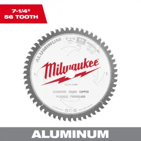 4896086 Milwaukee 7 1/4 Inch Aluminum Cutting Circular Saw Blade 56t Metal