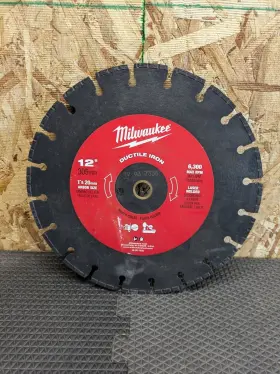 49-93-7335 Milwaukee 12 Inch Ductile Iron Segmented Saw Blade