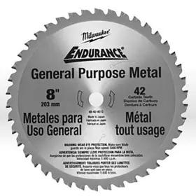 5995214 Milwaukee Circular Saw Blades 8-inch Blade