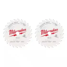 Milwaukee 705353019388 6-1/2 Inch X 24-tooth Carbide General Purpose Track Saw Blade 2-pack