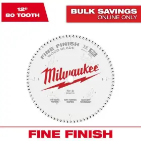 Milwaukee 705353577055 12 Inch X 80-tooth Fine Finish Circular Saw Blade