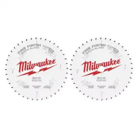 Milwaukee 705353582677 6-1/2 Inch X 40-tooth Fine Finish Circular Saw Blade 2-pack