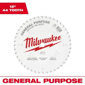 Milwaukee 705353706516 12 Inch X 44-tooth General Purpose Circular Saw Blade