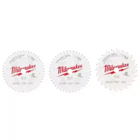 Milwaukee 744110126617 6-1/2 Inch Assorted Carbide Track Saw Blades 3-piece