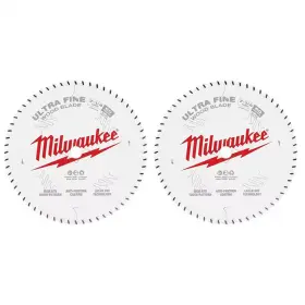 Milwaukee 744110177688 7-1/4 Inch X 60-tooth Ultra Fine Finish Circular Saw Blade 2-pack