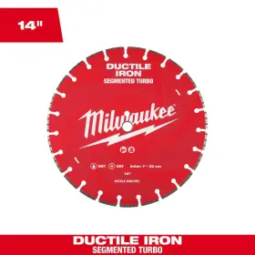 Milwaukee 744759574930 14 Inch 23-tooth Segmented Ductile Iron Diamond Circular Saw Blade