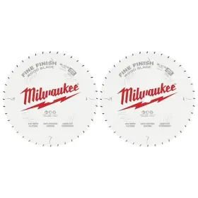 Milwaukee 888234569131 8-1/4 Inch X 40-tooth Fine Finish Circular Saw Blade 2-pack