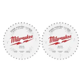 Milwaukee 888234569155 6-1/2 Inch X 40-tooth Fine Finish Circular Saw Blade 2-pack