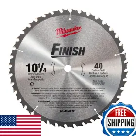 Milwaukee B00004whk4 48-40-4172 10-1/4-inch 40 Tooth Atb General Purpose Saw Blade