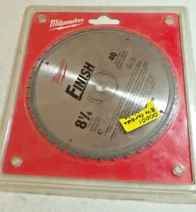 Milwaukee Dw3193 Circular Finish 8-1/4 40 Carbide Teeth Saw Blade Factory Sealed Usa
