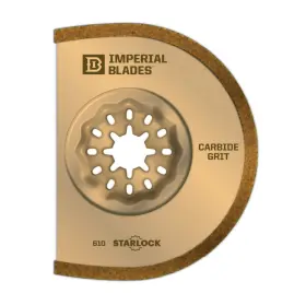 Ibsl610-1 Milwaukee Imperial Blades Starlock 3 Inch Carbide Grit Segment Blade - 1pc