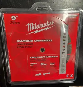 49-93-7125 Milwaukee Tool 9 Inch Diamond Universal Segmented Turbo Concrete And