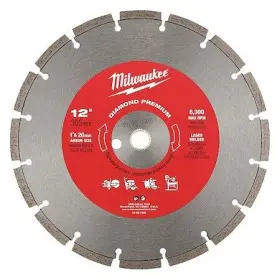 49-93-7935 Milwaukee Tool 12 Inch Diamond Premium Segmented Masonry And Concrete