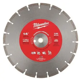 49-93-7940 Milwaukee Tool 14 Inch Diamond Premium Segmented Masonry And Concrete