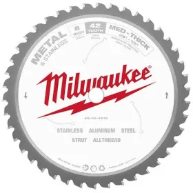 Ml48-40-4515 Milwaukee Tool Saw Circular 42 Teeth 8 Inch Metal Cut Blade
