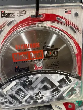 Mk Morse 050326101639 Metal Devil Nxt 9 Inch Aluminum Cutting Saw Blade