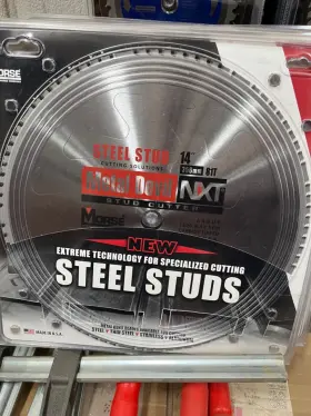 100786 Mk Morse 14 Inch Steel Stud Saw Blade Metal Devil Nxt 356 Mm 81t