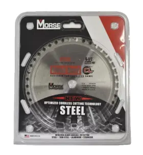 Csm65040nsc Mk Morse Metal Devil Steel Cutting Circular Saw Blade 6-1/2 Inch 40t 165mm