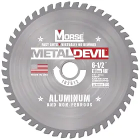 Csm6504820fnfc Mk Morse 6-1/2 In 48t Aluminum Circular Saw Blade