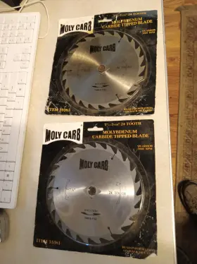 7-7.25 Moly Carb 31081 New Lot Of 2 Inch Molybdenum Carbide Saw Blade 5/8 Arbor Wood