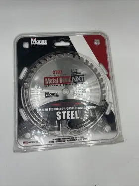 Morse 050326101516 Metal Devil Steel Circular Saw Blade 6 1/2 -40t Carbide Tip