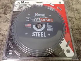 102735 Morse New Metal Devil 9 X 48t Carbide Tipped Circular Saw Blade Bn292