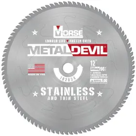 Csm1290fssc Morse 102834 Metal Devil Circular Saw Blade Carbide Tipped Stainless