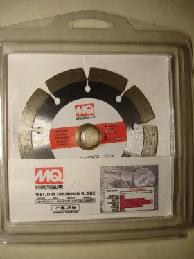 45ges Multiquip Mq 4.5 Inch Diamond Blade Dry/wet Cutting .080 For Angle Grinder