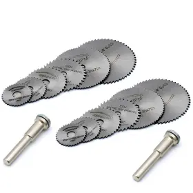Nacx 414753505569 14pcs Circular Saw Disc Set Hss Discs Wheel Cutting Blades With 1/4 Inch Sha