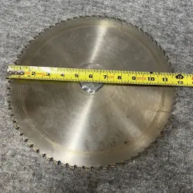 28430-90 Nap Tools 12 Inch Dia. 1-3/4 Bore 72 Tooth Carbide Tipped Circular Saw Blade Used