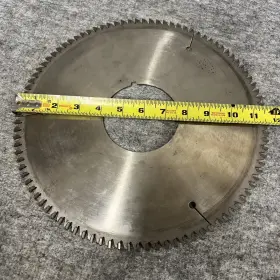 C-1347-9 Naptools Nap Tools 12 Inch Dia. 3-1/2 Bore 96 Tooth Carbide Tipped Circular Saw Blade Used