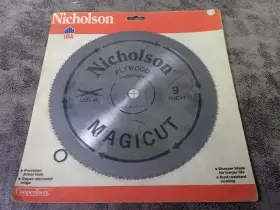Bn394 Nicholson 80775 New Magicut 9 Inch Circular Saw Blade