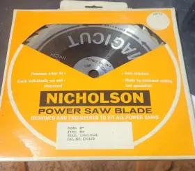 E70125 Nicholson 8 Inch Rip Circular Saw Blade