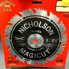 E70425 Nicholson Magicut 8 Thru 8.25 Inch Planar Combo Circular Saw Blade