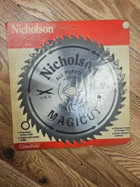 Blade-nicholson-usa-5 Nicholson-usa 80556 8 Inch -8-1/4 All Purpose Combo Circular Saw Blade-nicholson-usa-5/8 Arbor-new