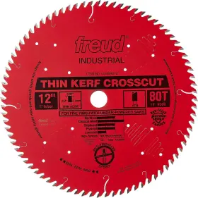 Fre-d1280x Nobrand Thin Kerf Fine Finish Crosscut Saw Blade - 12 Inch 80t Atb Grind