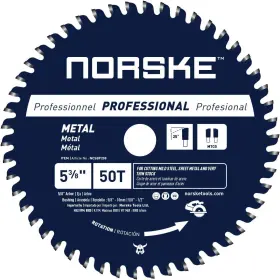 Ncsbp208 Norke Tools Ltd Norske 5-3/8 Inch 50t Metal Cutting Saw Blade For Steel Roofing