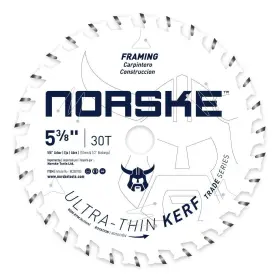 Ncsbt005 Norske 628204600057 Tools Thin Kerf Ultra Fast Ripping And Crosscutting Saw Blade 5-3/8 Inch X