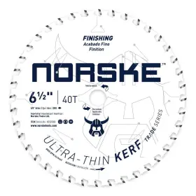 Norske 628204600088 Tools Thin Kerf Ultra Fast Crosscutting Saw Blade With Maximum Battery Effici