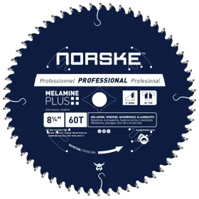 Ncsbp272 Norske 628204602723 Tools 8-1/4 Inch 60t Melamine Plus Saw Blade For Ultra-smooth Cutt
