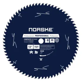 Norske B07g9y3bdk Tools Ncsbp230 12 Inch X 72t Composite Decking Trex And Bamboo