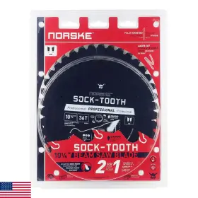 Norske B08fhcfv59 Tools 10-1/4 Inch By 36t Socktooth Beam Saw Blade 5/8 And Diamond