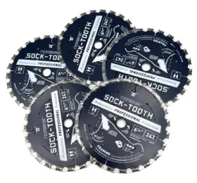 Ncsbs405 Norske New 5-pack Framing Circular Saw Blade 6-1/2 Inch 24t Free Ship