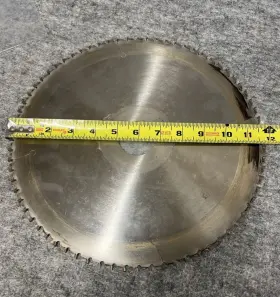 28431-90 North American Tool Nap Tools 12 Inch Dia 1-3/4 Bore 72 Tooth Carbide Tipped Circular Saw Blade Used
