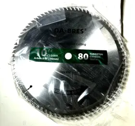 Yjp1080 Oa-bres 10-inch Miter/table Saw Blade 80-tooth Atb Tct Fine Finish Wood Cutting