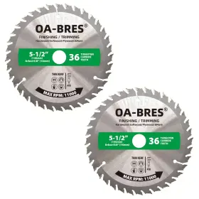 Yjp51236 Oa-bres 5-1/2 Inch 36 Tooth Atb Finishing And Trimming Saw Blade 36t Silver