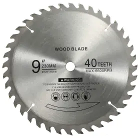 Ohmmonburged 313057680614 9 Inch 40 Teeth Carbide Tip Wood Cutting Circular Saw Blade Table Miter Sa