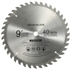 Ohmmonburged 445019848893 9 Inch 40 Teeth Carbide Tip Wood Cutting Circular Saw Blade Table Miter Sa