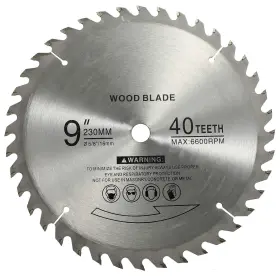 Ohmmonburged 726084600171 9 Inch 40 Teeth Carbide Tip Wood Cutting Circular Saw Blade Table Miter Sa